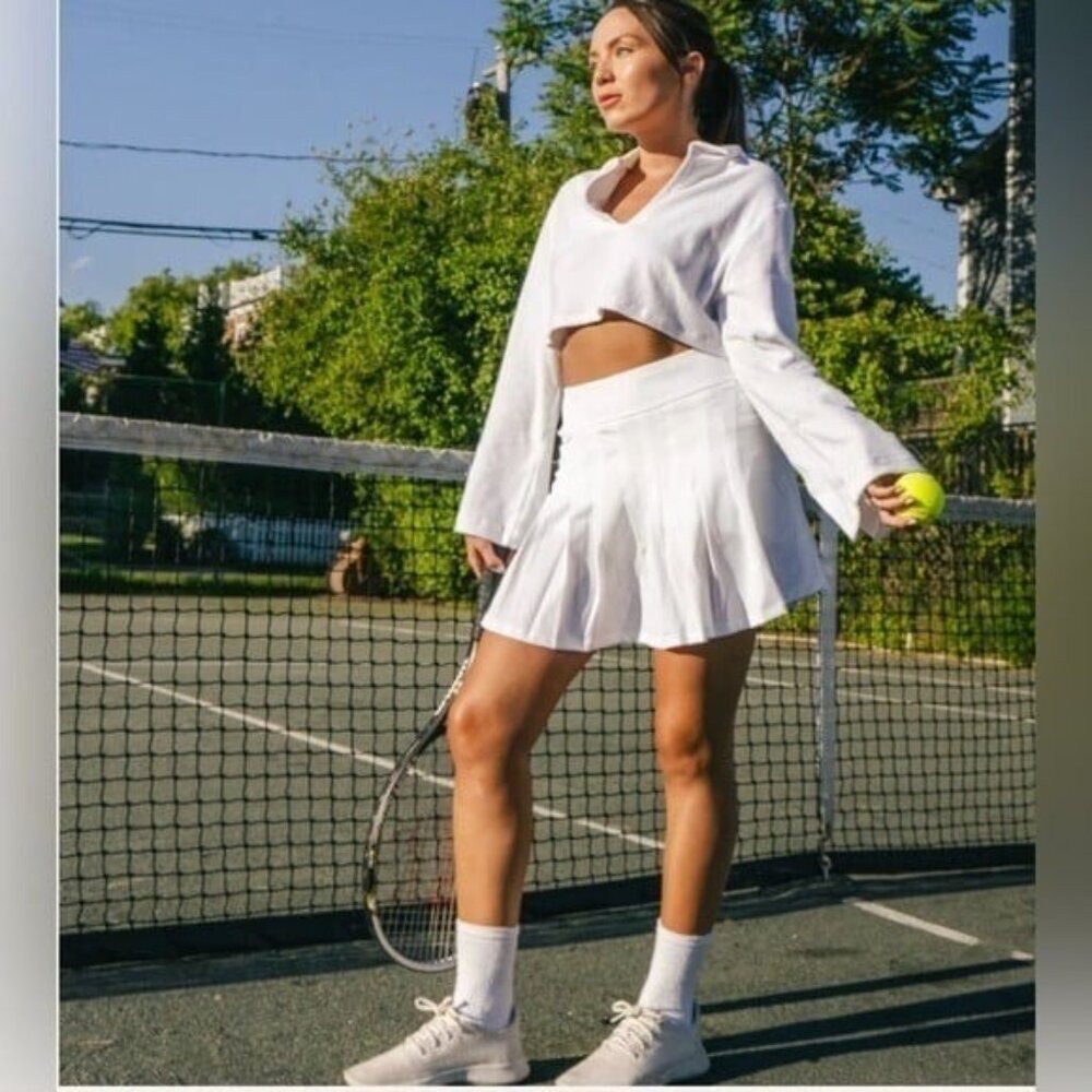 NEW! Kenny Flowers The Classic White Country Club Skort White SZ S, M, L
